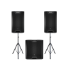 LD Systems ICOA 15 Inch Bluetooth Speaker And 18 inch Subwoofer Package