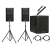 Two speakers and sub package