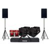 QSC K12.2 12" (XLR Cable, Stand, Carrying pack included) - Single or Pair Rental