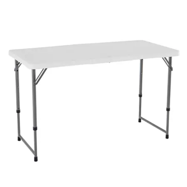 4' Fold-in-Half Adjustable Table
