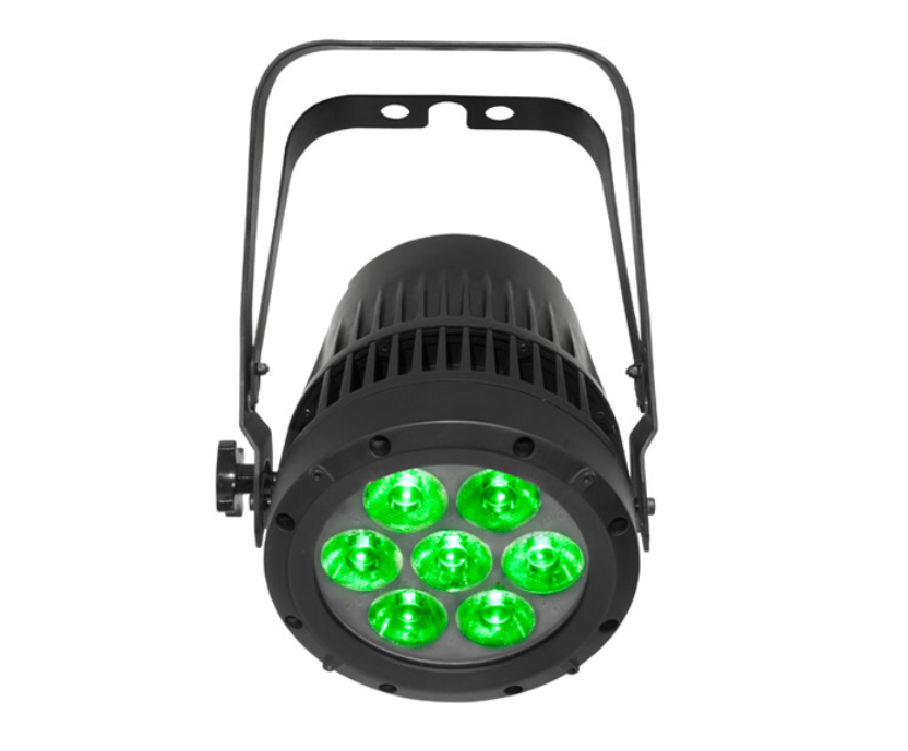 (7) Chauvet Professional  Powered Uplight COLORado 1-Quad Tour & (1) Chauvet COLORdash Par-Quad 7 RGBA LED Wash Light