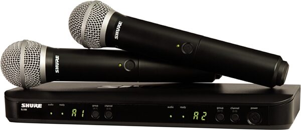 Shure BLX288/SM58 Dual Channel SM58 Wireless Handheld Microphone System