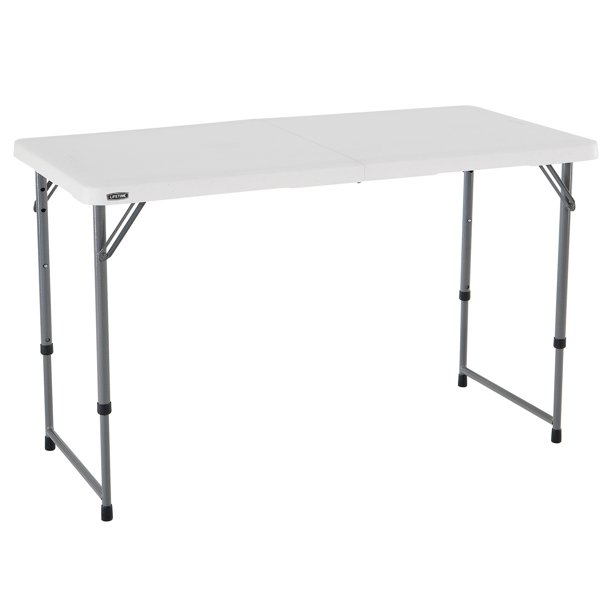Lifetime 4ft adjustable height table deals