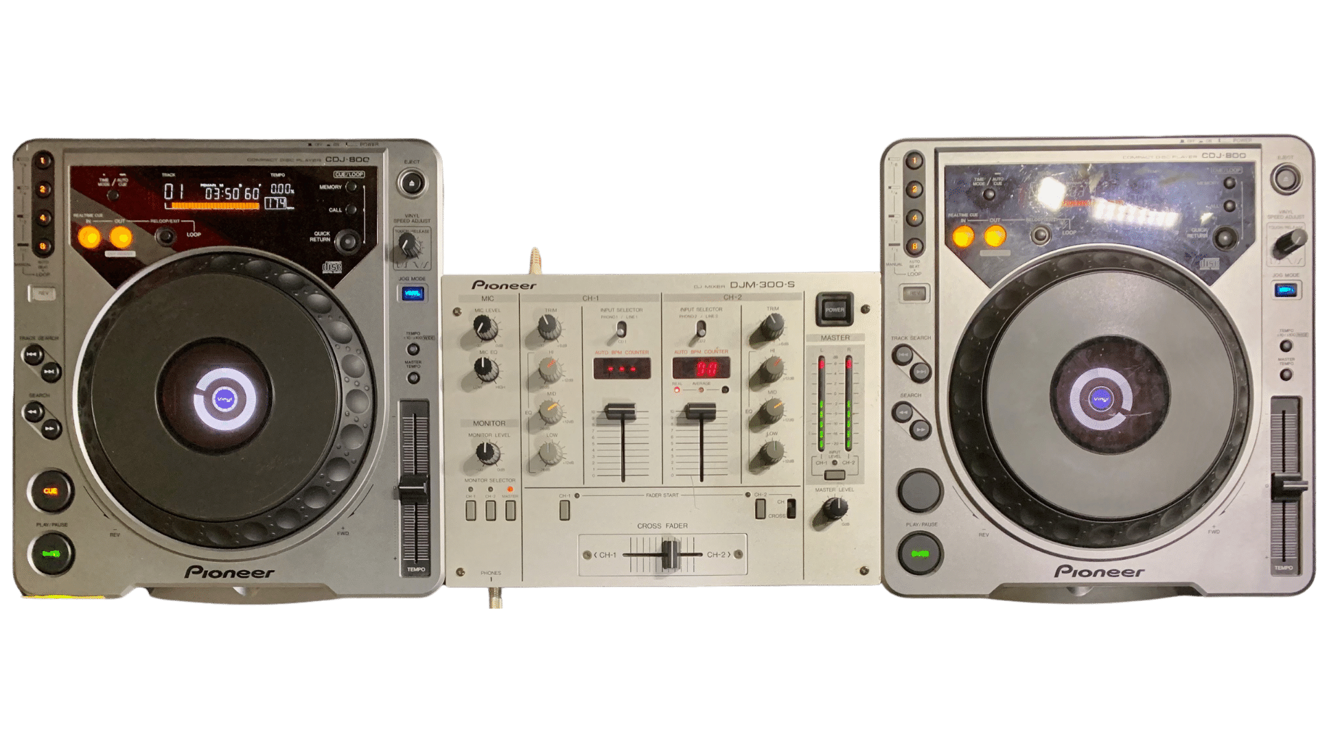DJ機材 Pioneer CDJ-800×2、Vestax vmc-004fx smcint.com