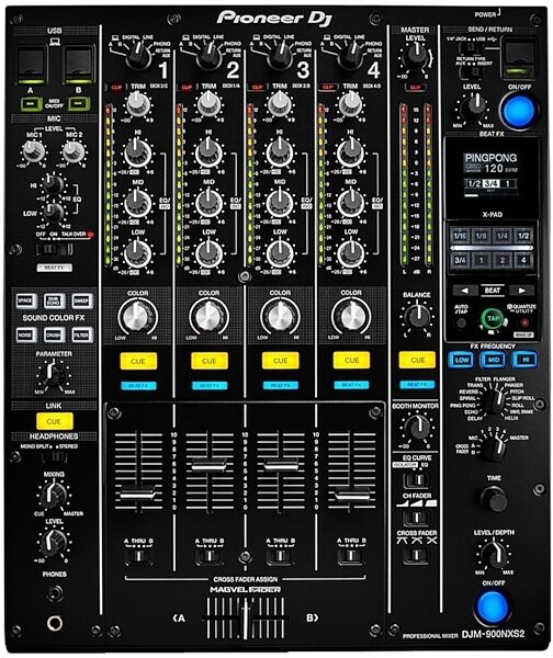 Pioneer DJM-900NXS2 DJ Professional DJ Mixer Black