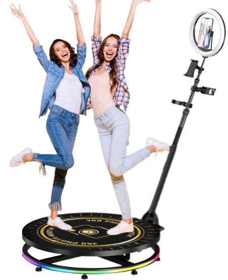 360 photobooth with ipad and chattok photo app *includes technican*