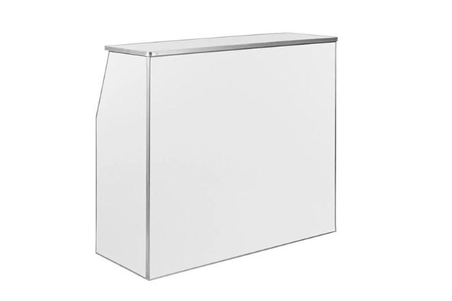 Portable White  DJ Booth