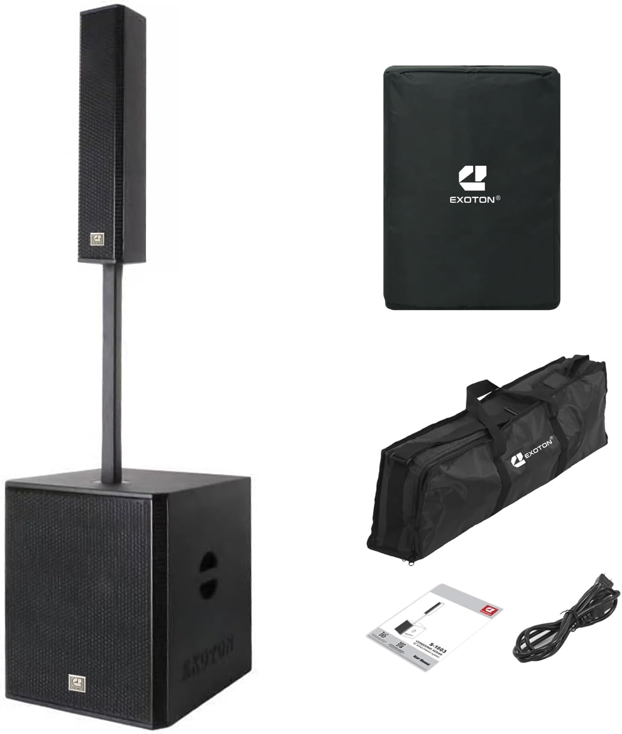 Exoton S-1803 Column Array Speaker (Available in BLACK AND WHITE)